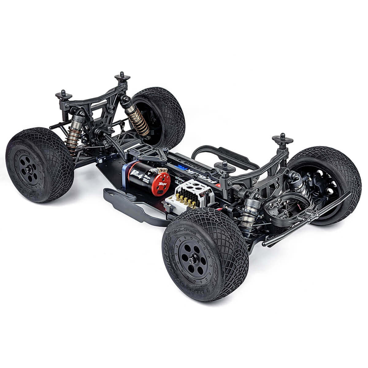 Tekno SCT410SL 1/10th scale 4x4 lightweight short course RC car shown from front-right elevated angle.