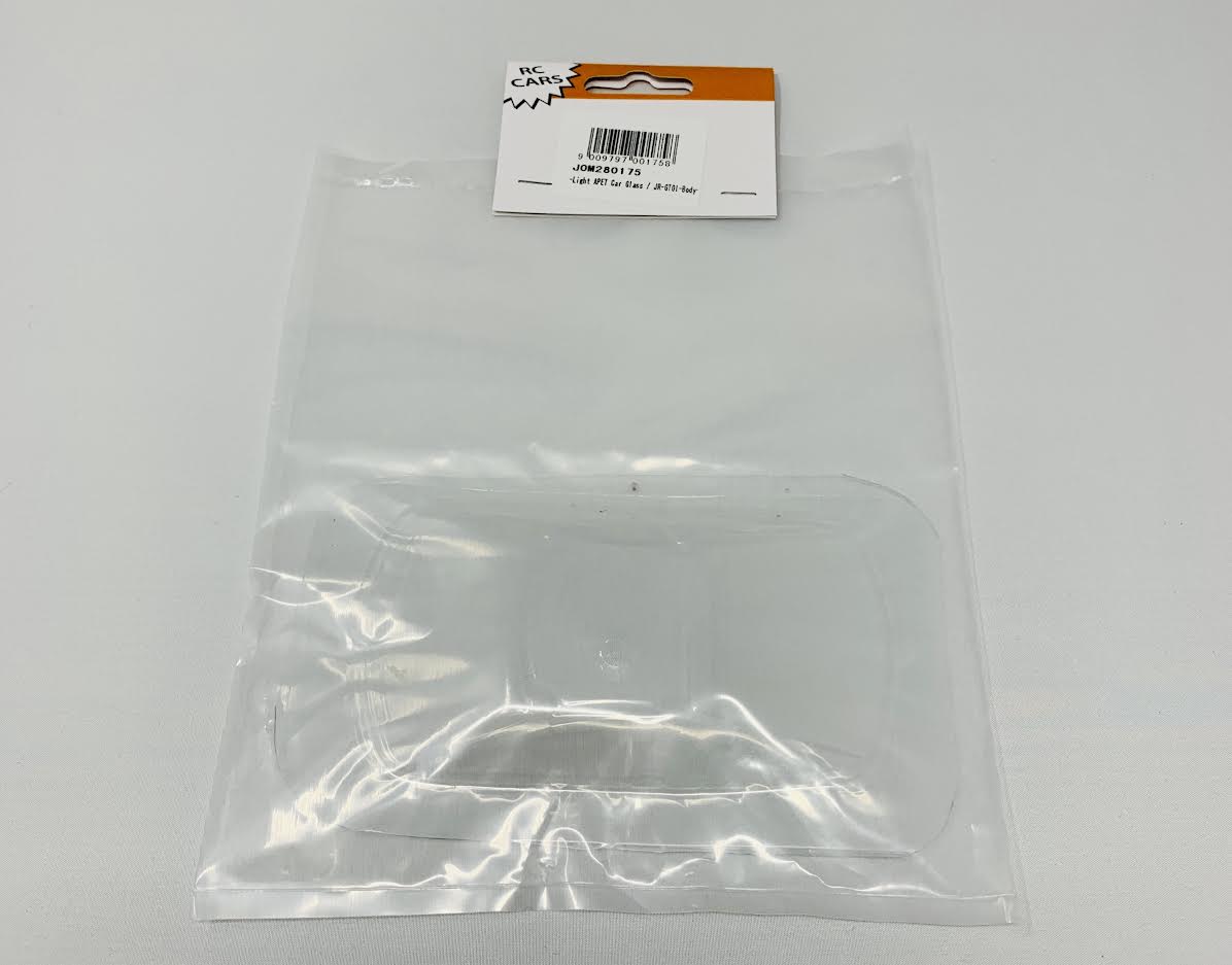 Jomurema GT01 Light Lexan car window showing clear, lightweight polycarbonate material for automotive use