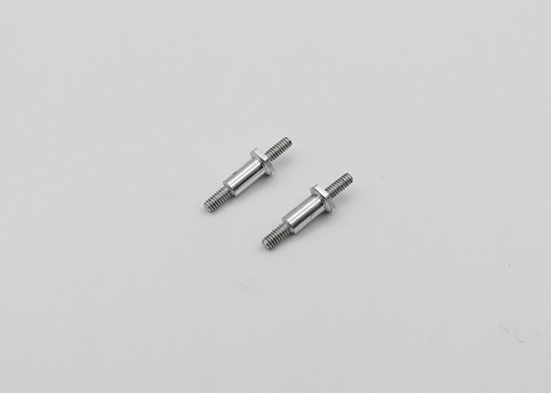 Reflex Racing RX28-016 7075 T6 machined aluminum RC car front axles, lightweight and durable for high-performance remote control cars.