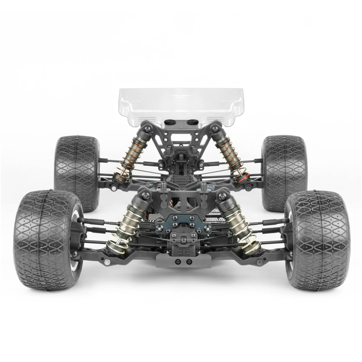 Tekno TKR7202 ET410.2 1/10th scale 4WD electric RC truggy kit with detailed chassis and off-road tires.