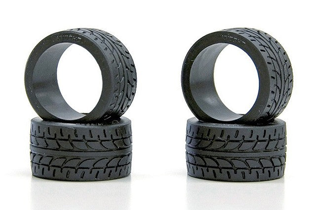 Kyosho Mini-Z RC car racing radial wide tire with 40° angle, suitable for high-performance remote control vehicle upgrades.