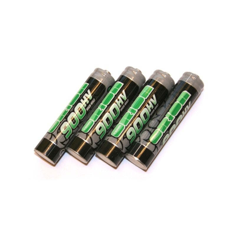 Team Orion 900HV AAA high voltage rechargeable battery cells, set of four, shown in the image with label and packaging.