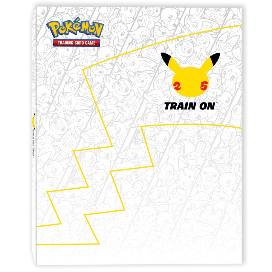 Pokémon First Partner Collector's Binder for Pokémon TCG cards, featuring colorful Pokémon illustrations on the cover.