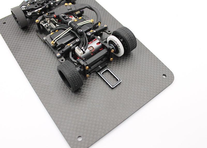 Reflex Racing RX28A-02 fine adjustment ride height gauge for RC cars, showing precise measurement scale and durable construction.