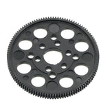 Xpress 64P composite spur gear showing gear teeth and black plastic construction for RC car or machinery use.