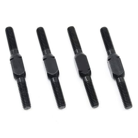 Set of four Xpress 29mm steel turnbuckles with threaded rods and hooks for secure tensioning and adjustable support.