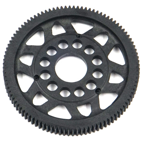 Xpress 64P composite spur gear showing gear teeth and brand markings on a white background