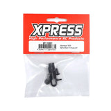 Xpress 7075 Aluminum Adjustable Servo Horn with 23T splines for RC cars, featuring durable construction and precise fit.