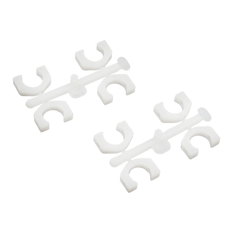 Set of 8 Xpress 4mm driveshaft protector blades, durable replacement parts for RC vehicles.