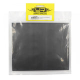 Yeah Racing graphite setting board for Mini-Z cars, displaying a black, rectangular tool with measurement markings and textured surface.