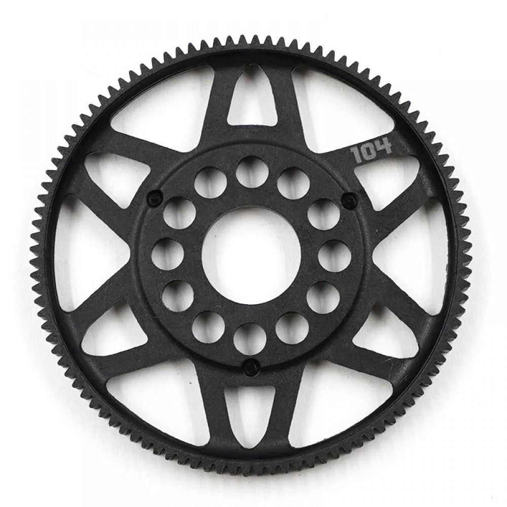 Xpress 64P composite spur gear with precise teeth and durable construction for RC car gearboxes.