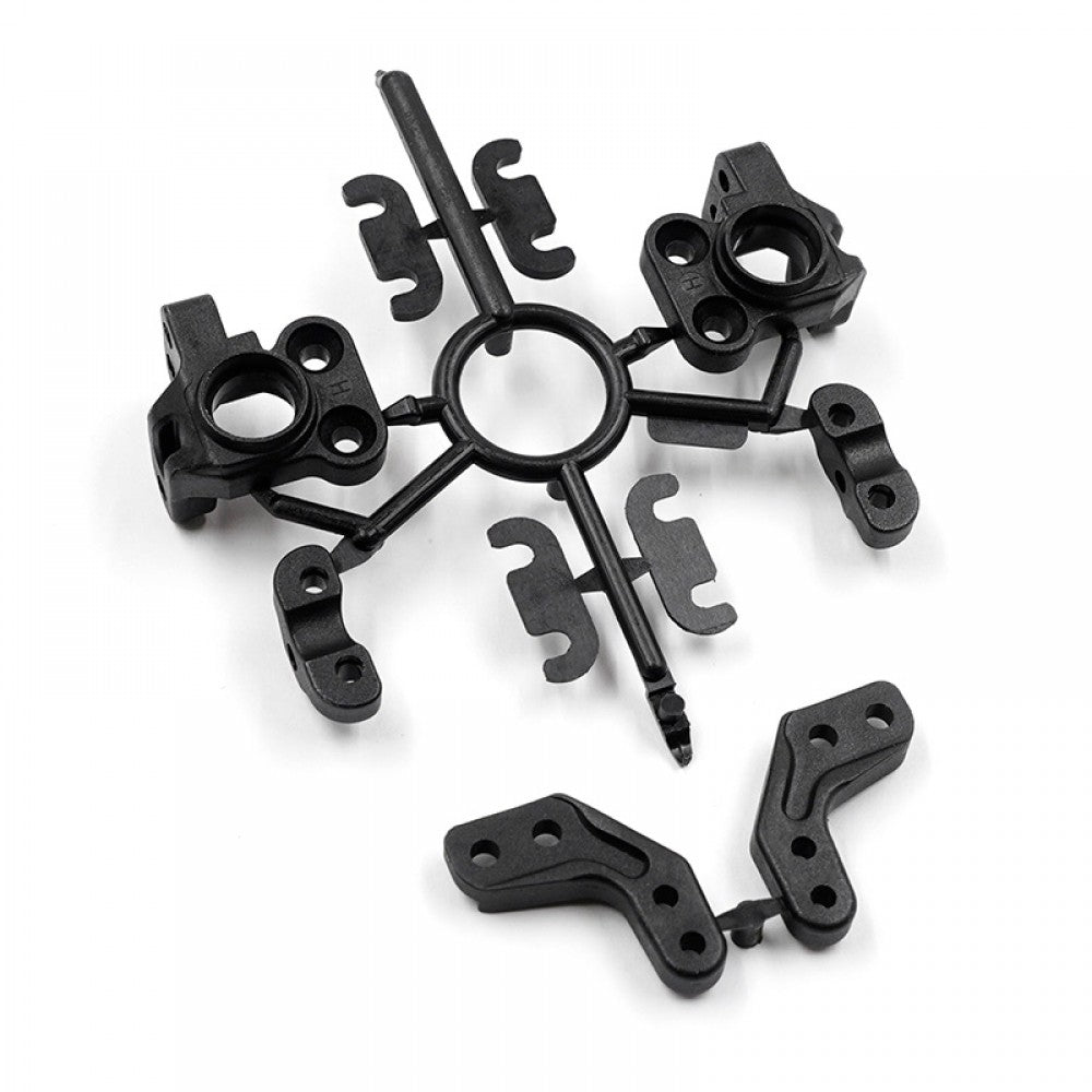 Xpress Hard Composite Steering Block Set showing multiple black steering components on a white background.