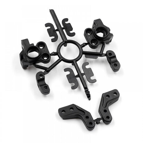 Xpress Hard Composite Steering Block Set showing multiple black steering components on a white background.