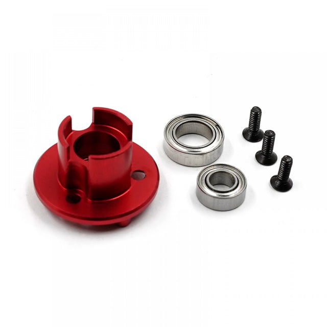 Aluminum center pulley from Xpress, featuring a sleek metallic finish and precise gear teeth for smooth operation.