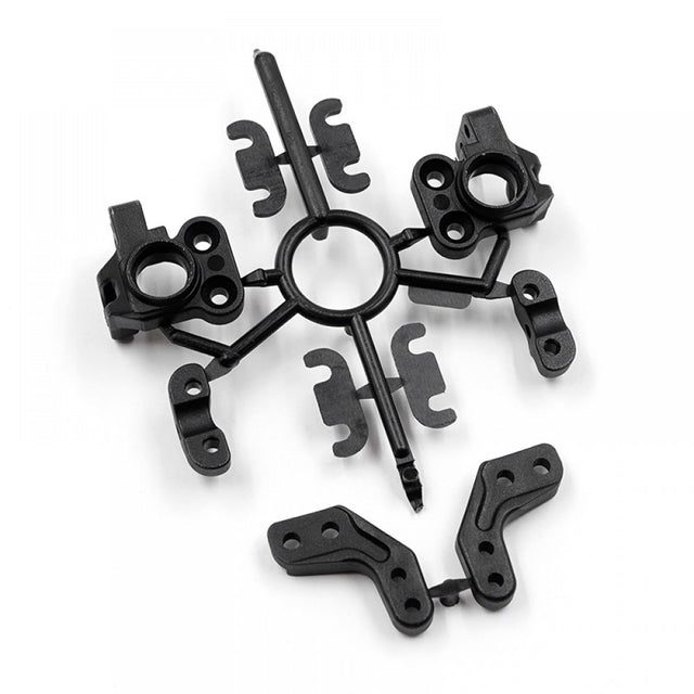 Xpress Soft Composite Steering Block Set with multiple components for RC car steering systems, detailed plastic parts.