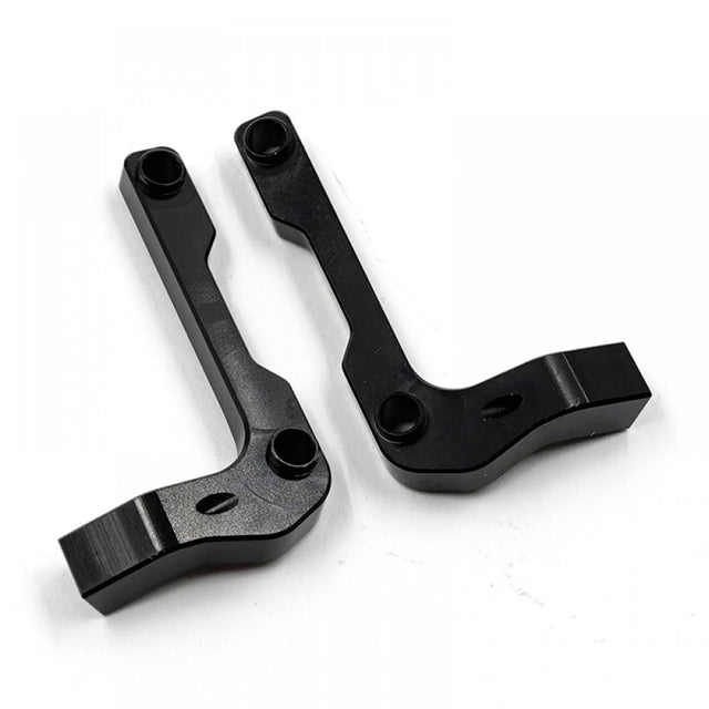 Xpress Aluminum Rear Upper Bulkhead Set for RC car, includes durable metal components, detailed close-up of the assembled part