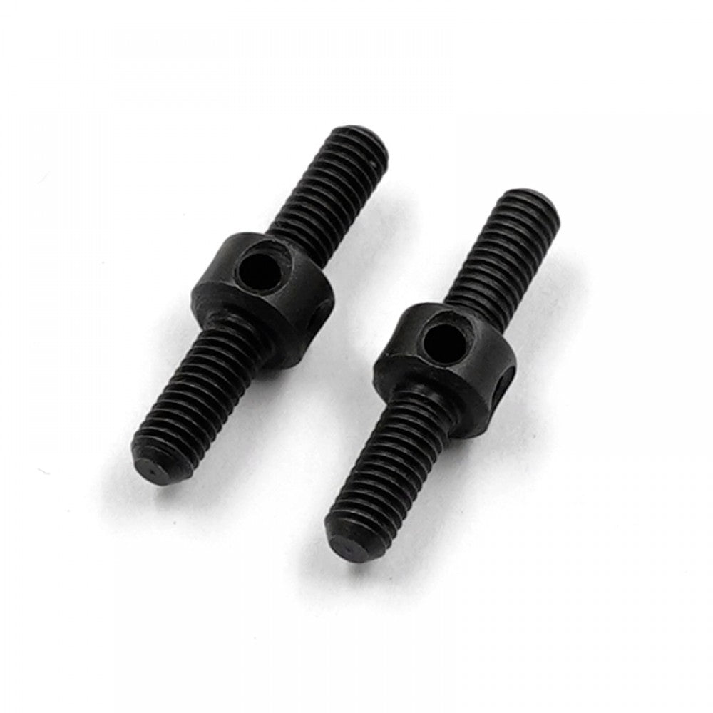 Xpress 19mm steel camberlink turnbuckles for RC car suspension adjustment, with metal rods and threaded ends.