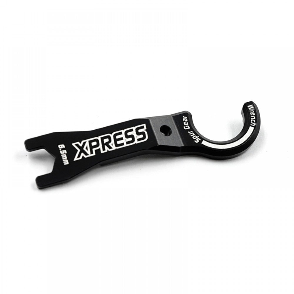 Xpress Spur+6.5mm wrench showing a metal hand tool with an open-end design for tightening or loosening bolts.