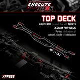 Xpress Execute XQ3S 1/10 4WD Sport Touring Car Kit with detailed chassis and components, ready for assembly and racing.