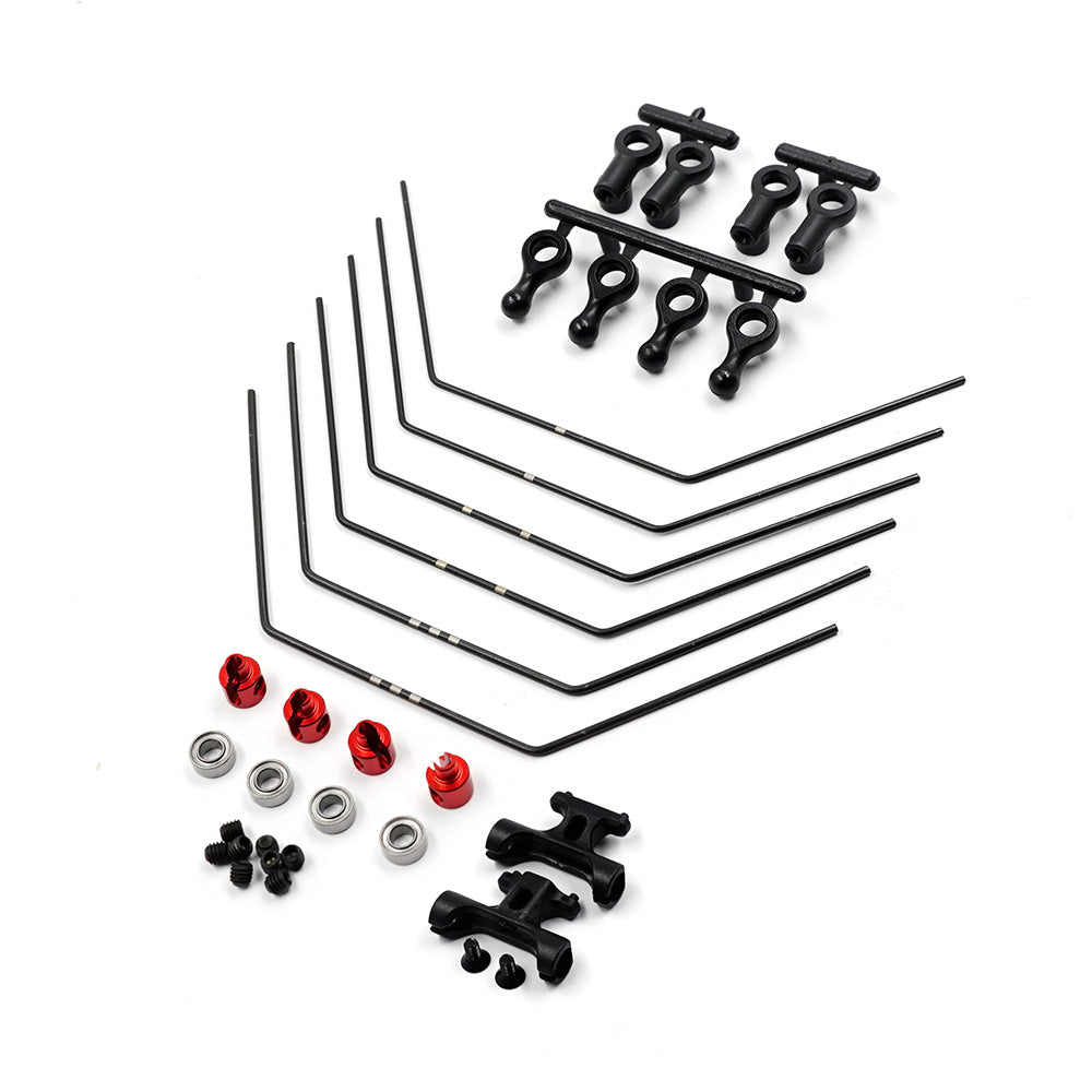 Xpress Anti-Roll Bar Set showing metal bars with mounting brackets for vehicle suspension stabilization.