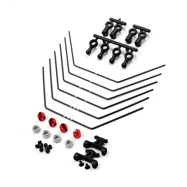 Xpress Anti-Roll Bar Set showing metal bars with mounting brackets for vehicle suspension stabilization.