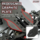Xpress Execute XQ11R 1/10 4WD touring car kit with detailed chassis and components, ready for assembly and racing.