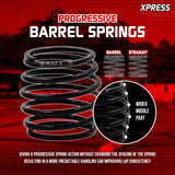 Pair of Xpress 19mm barrel springs for airsoft guns, shown on a plain background.