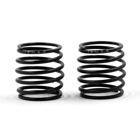 Two Xpress 19mm barrel springs shown in black, designed for use in airsoft guns or similar model equipment.