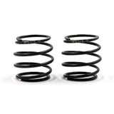 Pair of Xpress 20mm barrel springs for RC car suspension, black metal with coiled design, on a white background.