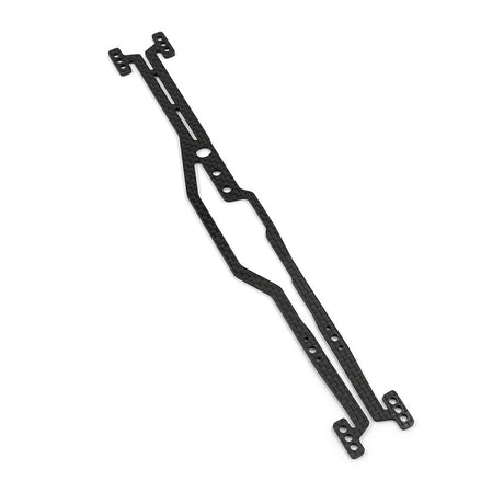Xpress 2.0mm graphite high flex top deck for skateboards, featuring a sleek black design and durable construction.