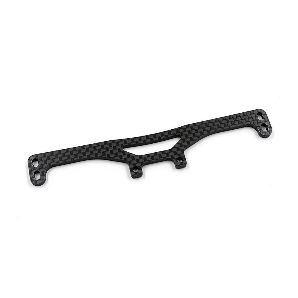 Xpress Graphite High Flex Rear Body Post Mount for mountain bikes, shows close-up of sleek post mount with mounting hardware