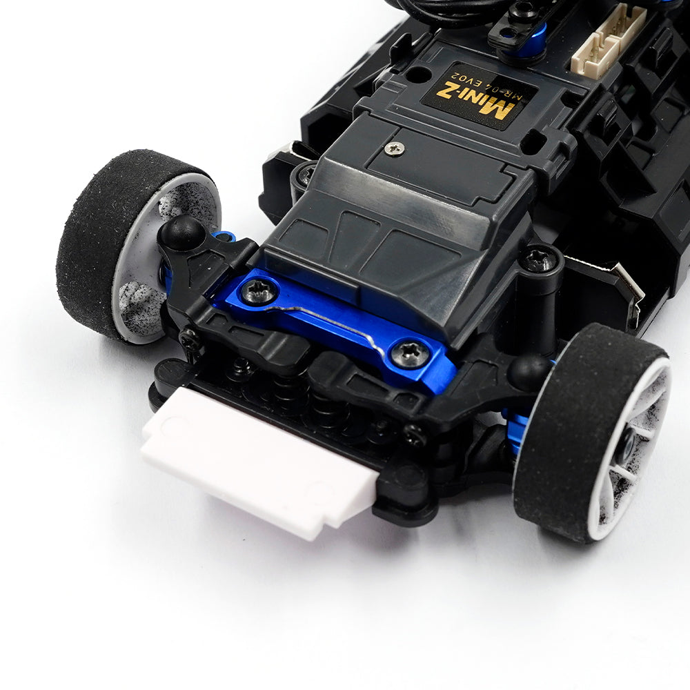 Yeah Racing 7075 Aluminum Upper Brace for Kyosho MR-04, wide design, black finish, high-strength RC car suspension component