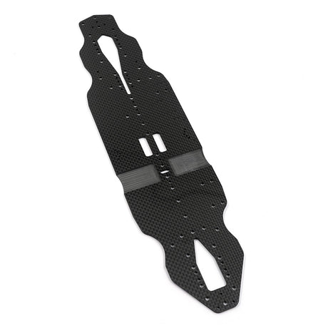 Xpress XQ11R 2.25mm graphite main chassis for RC cars, showing a lightweight, durable black chassis component.