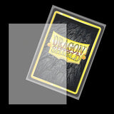 Dragon Shield non-glare matte clear card sleeves, standard size, for protecting trading cards with a smooth, matte finish.