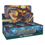 Wizards of the Coast Lord of the Rings Tales of Middle-Earth Set Booster Box with colorful packaging and artwork.