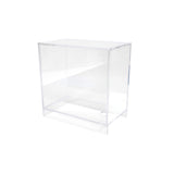 Empty BCW Spectrum Booster Box display case for Pokémon cards, made of durable plastic with secure slot compartments.