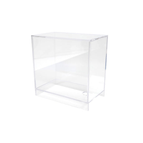 Empty BCW Spectrum Booster Box display case for Pokémon cards, made of durable plastic with secure slot compartments.