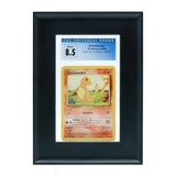 Black BCW Interlocking Graded Card Frames for displaying and protecting collectible cards.