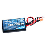 RadioMaster 5000mAh Li-ion battery with black casing and label, designed for radio controller or drone applications.