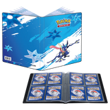 Ultra Pro Greninja 4-pocket card portfolio for storing and displaying trading cards, featuring a vibrant Pokémon design.