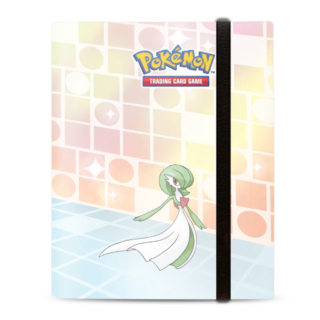 Ultra Pro Trick Room 9-Pocket PRO-Binder showing front view with clear pockets for trading cards.