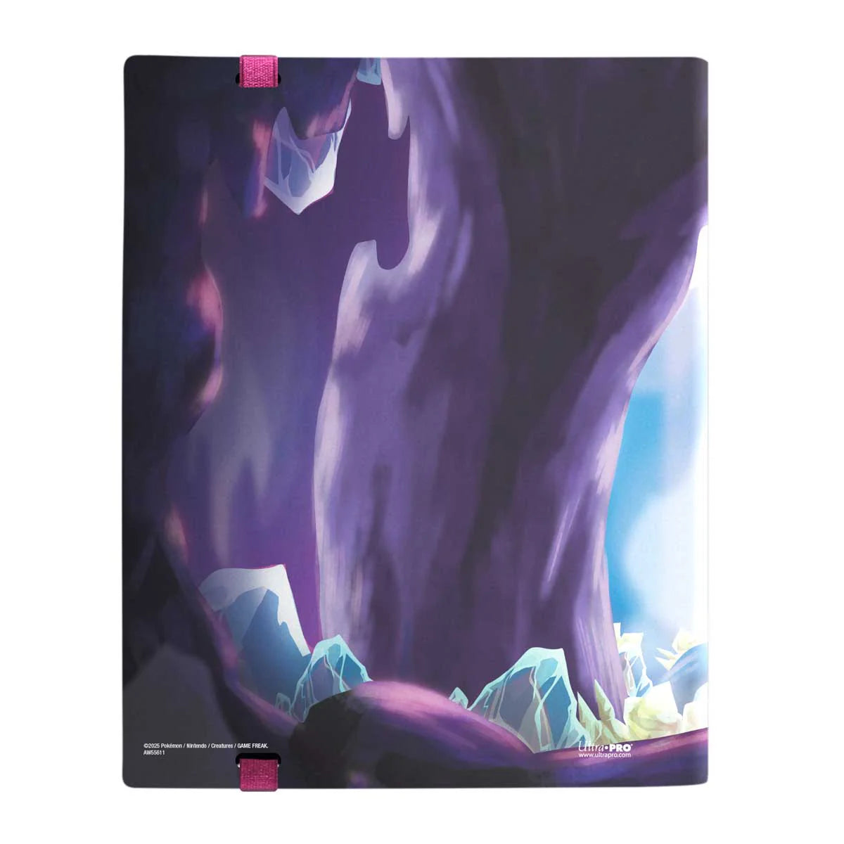 Ultra Pro Tinkaton 9-Pocket PRO-Binder showing the back cover with colorful Tinkaton artwork and nine transparent card pages inside