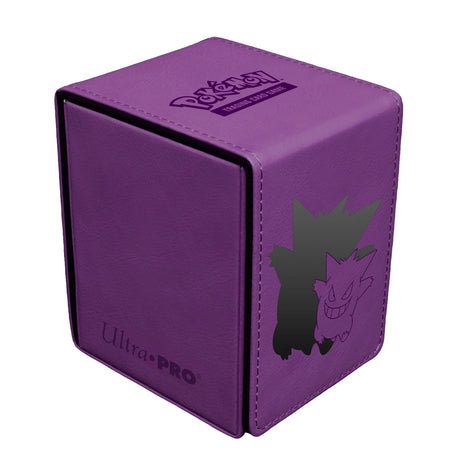 Ultra Pro Elite Series Gengar deckbox for card storage, featuring a detailed Gengar design and durable construction for collectible cards.