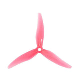 Two pairs of Gemfan Hurricane 51477 3-blade drone propellers for improved flight performance, shown in black on a white background.