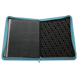 Ultra Pro Elite Series Lucario PRO 9-Pocket Zippered Binder, black with Lucario artwork, featuring multiple transparent card pockets.