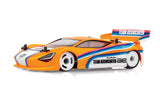 RC28 Team Kit by Team Associated featuring a detailed remote control car with racing decals and a sleek design.