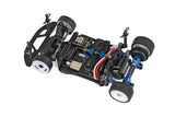 RC28 Team Kit by Team Associated, featuring a detailed view of the top and rear of the RC car with branding and components visible.