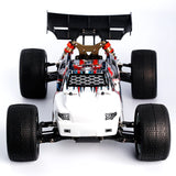 LC Racing EMB-T 1/14 scale 4WD RTR Truggy RC car with detailed body and off-road tires, ready for high-speed racing.