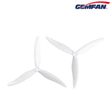 Pair of Gemfan 7035-3 Hurricane drone freestyle propellers, 5mm size, shown in a close-up view.
