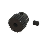 ARRMA 0.5 MOD pinion gear with 21 teeth and 3.2mm bore, used in RC car drivetrain components.